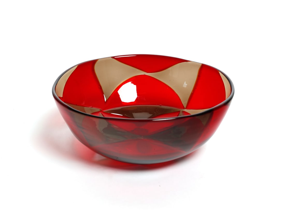 ERCOLE BAROVIER Centerpiece from the Intarsio series, execution by Barovier & Toso, Murano. (1 of 4)