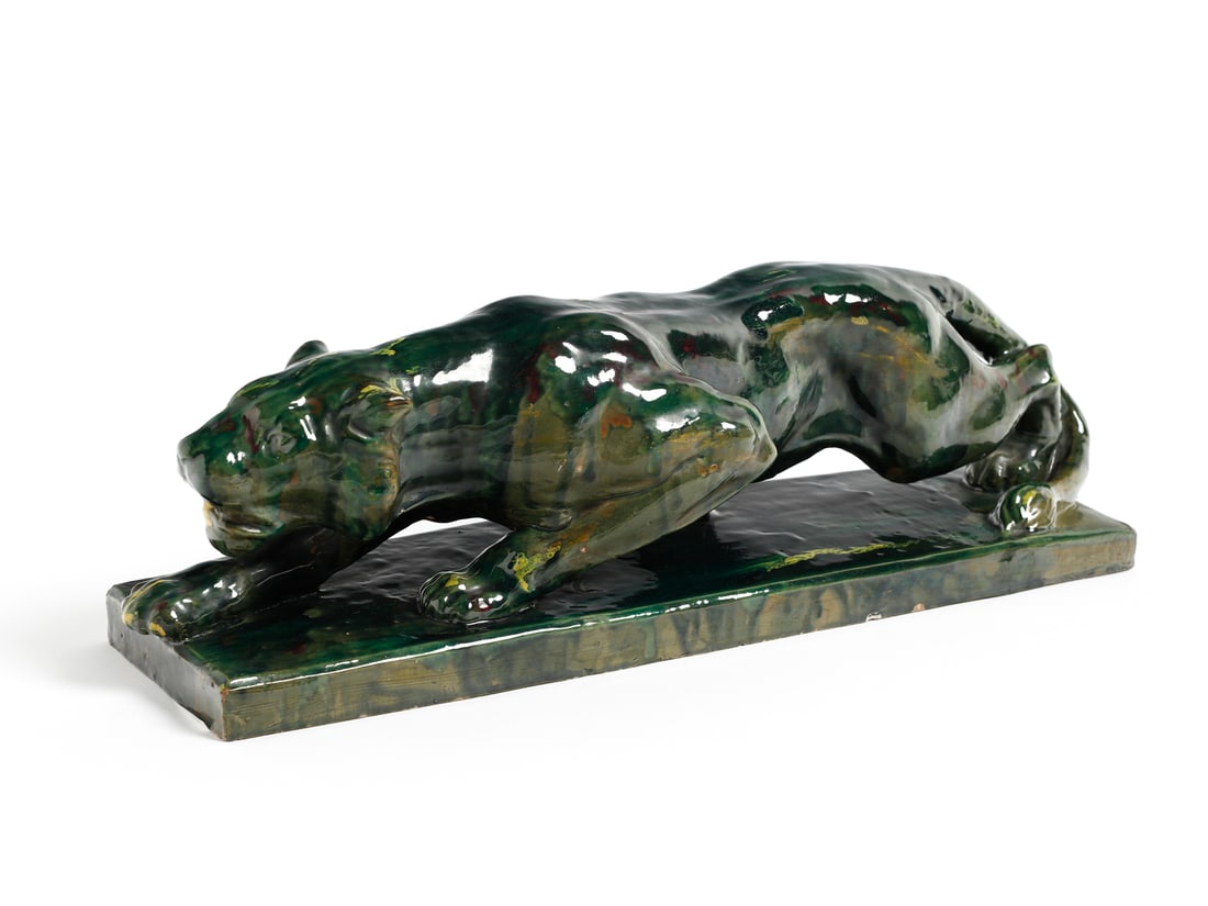ALFREDO BIAGINI LionessAll-ruond sculpture, Sindacato Industrie Artistiche Italiane (S.I.A.I.) (1 of 3)