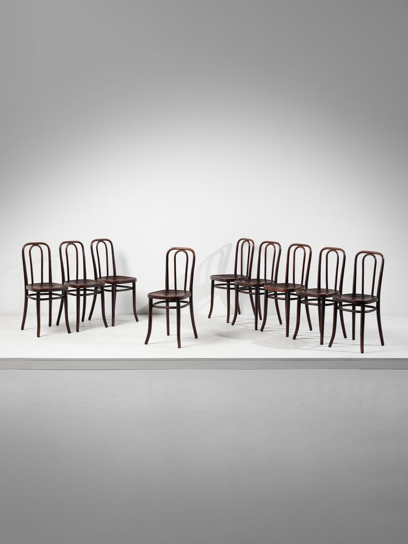 THONET Nine 391 chairs, Wien. (1 of 2)