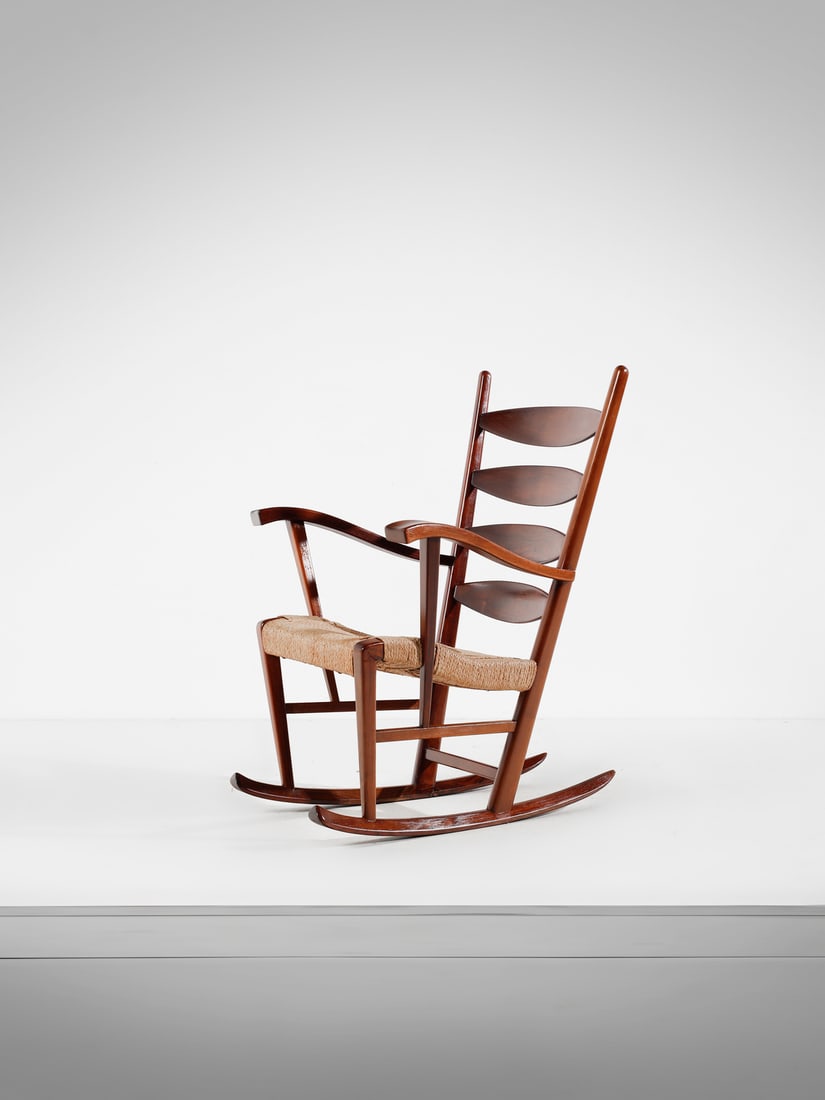 GUGLIELMO PECORINI Rocking chair, Florence. (1 of 2)