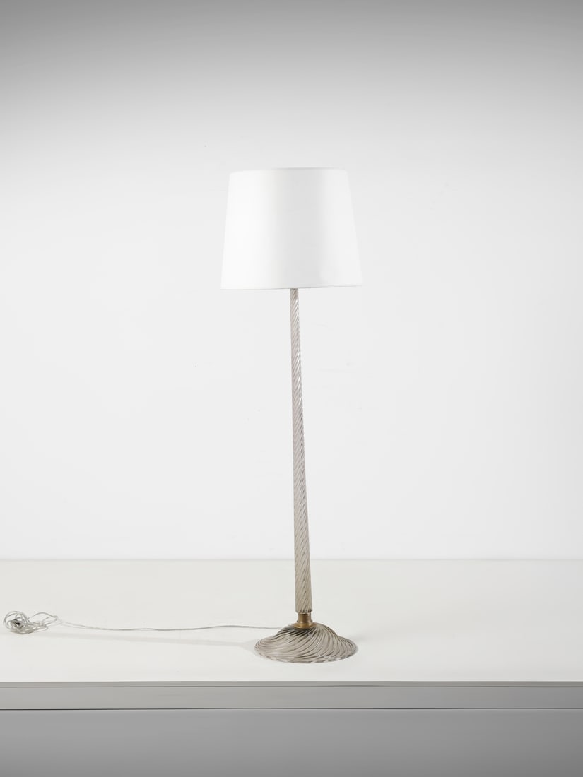 CARLO SCARPA Floor lamp for Venini, Murano. (1 of 2)
