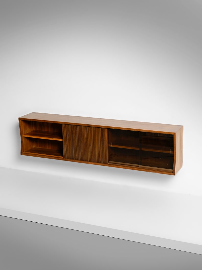 ANTONIO CASSI RAMELLI Hanging console with sliding doors. (1 of 2)