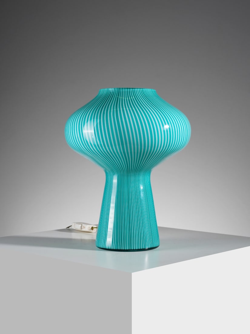 MASSIMO VIGNELLI 4040 table lamp for Venini, Murano. (1 of 2)