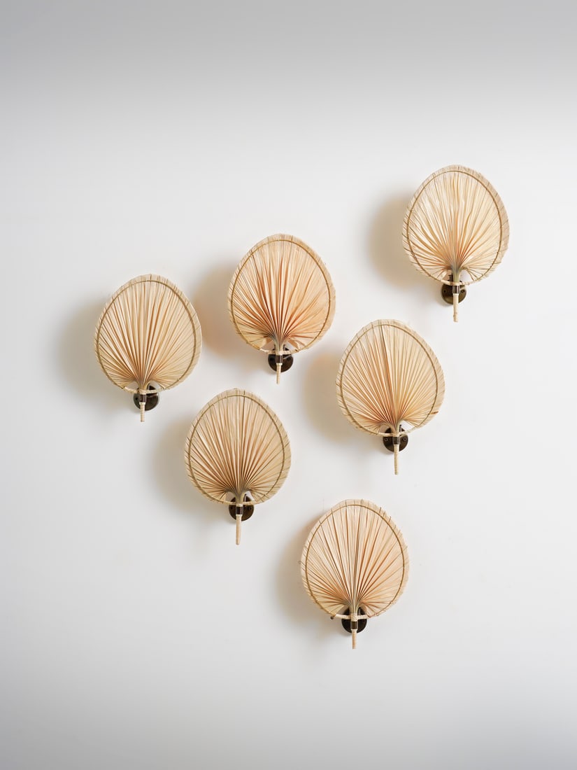 MANIFATTURA ITALIANA Six wall lamps. (1 of 2)