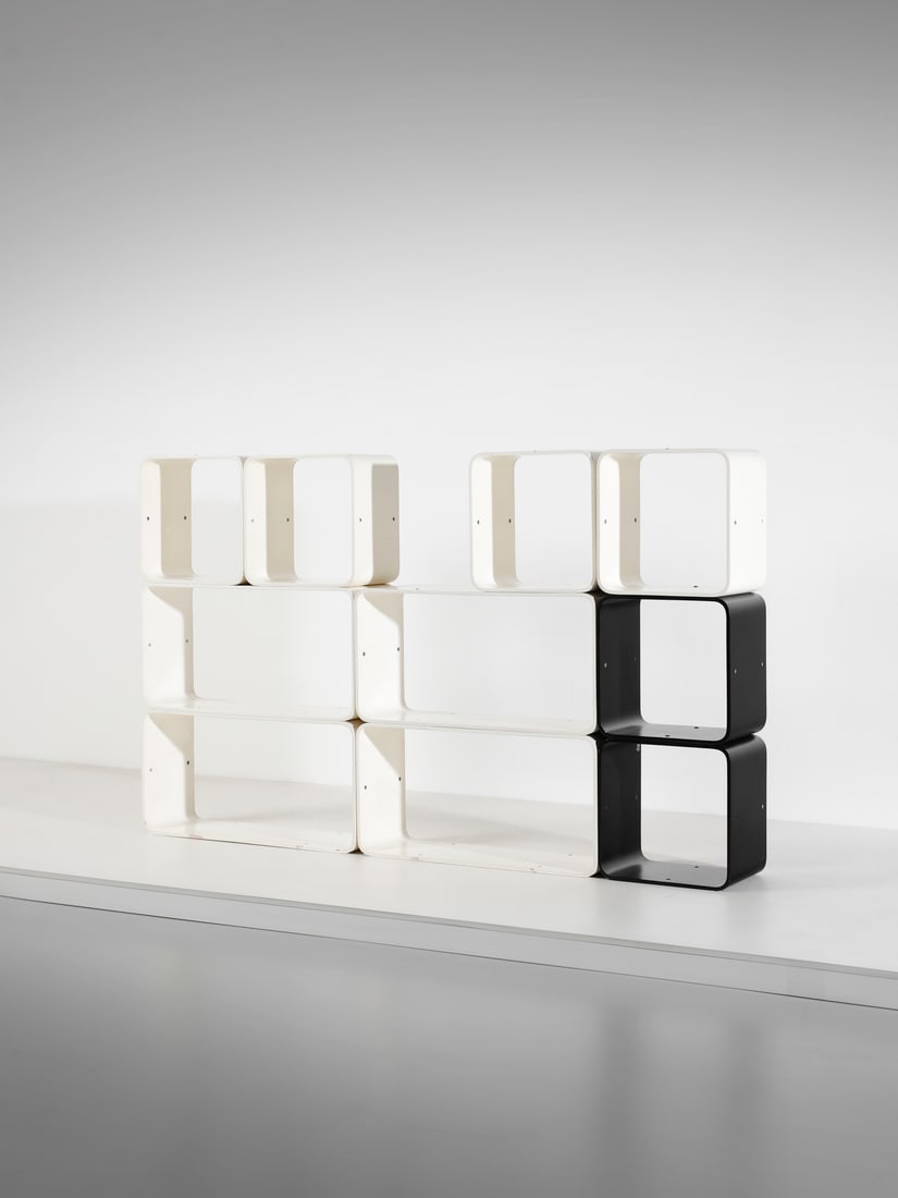 CARLO DE CARLI Composable bookcase, Scorzè. (1 of 3)