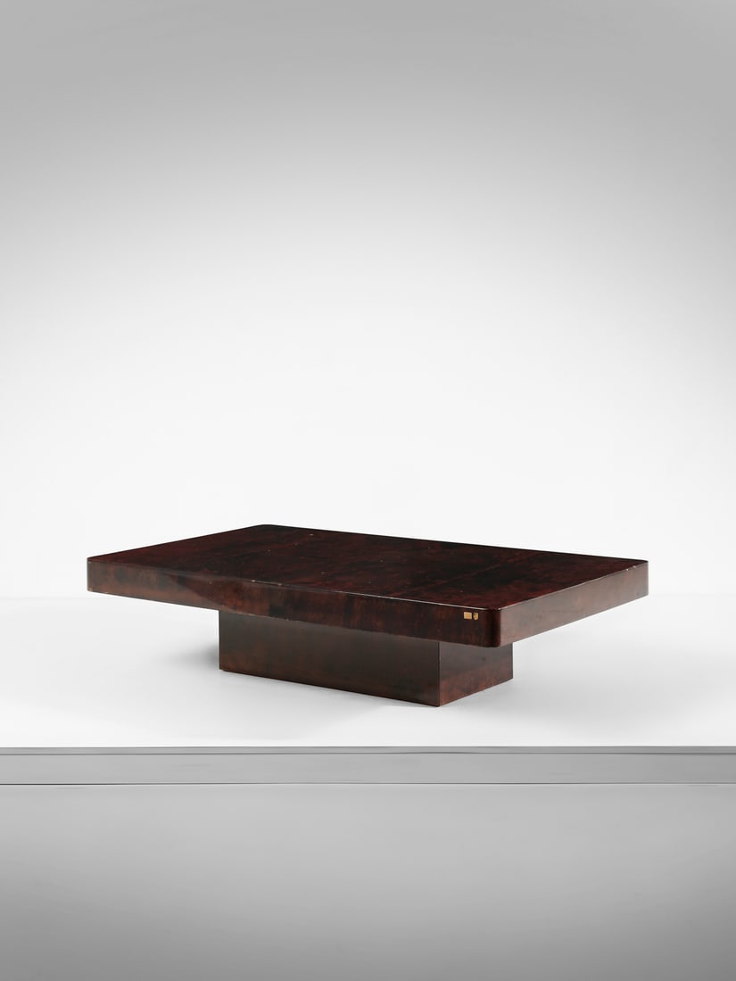 ALDO TURA Large coffee table, Lazzate. (1 of 2)