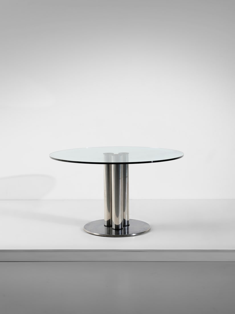 MARCO ZANUSO Table from the Marcuso series for Zanotta, Nova Milanese. (1 of 2)