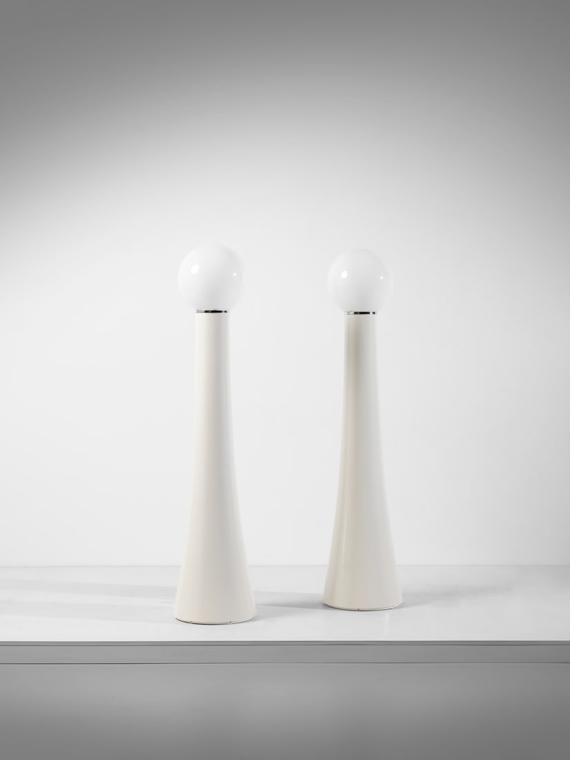 ANNIG SARIAN Two floor lamps for Kartell, Milan. (1 of 2)
