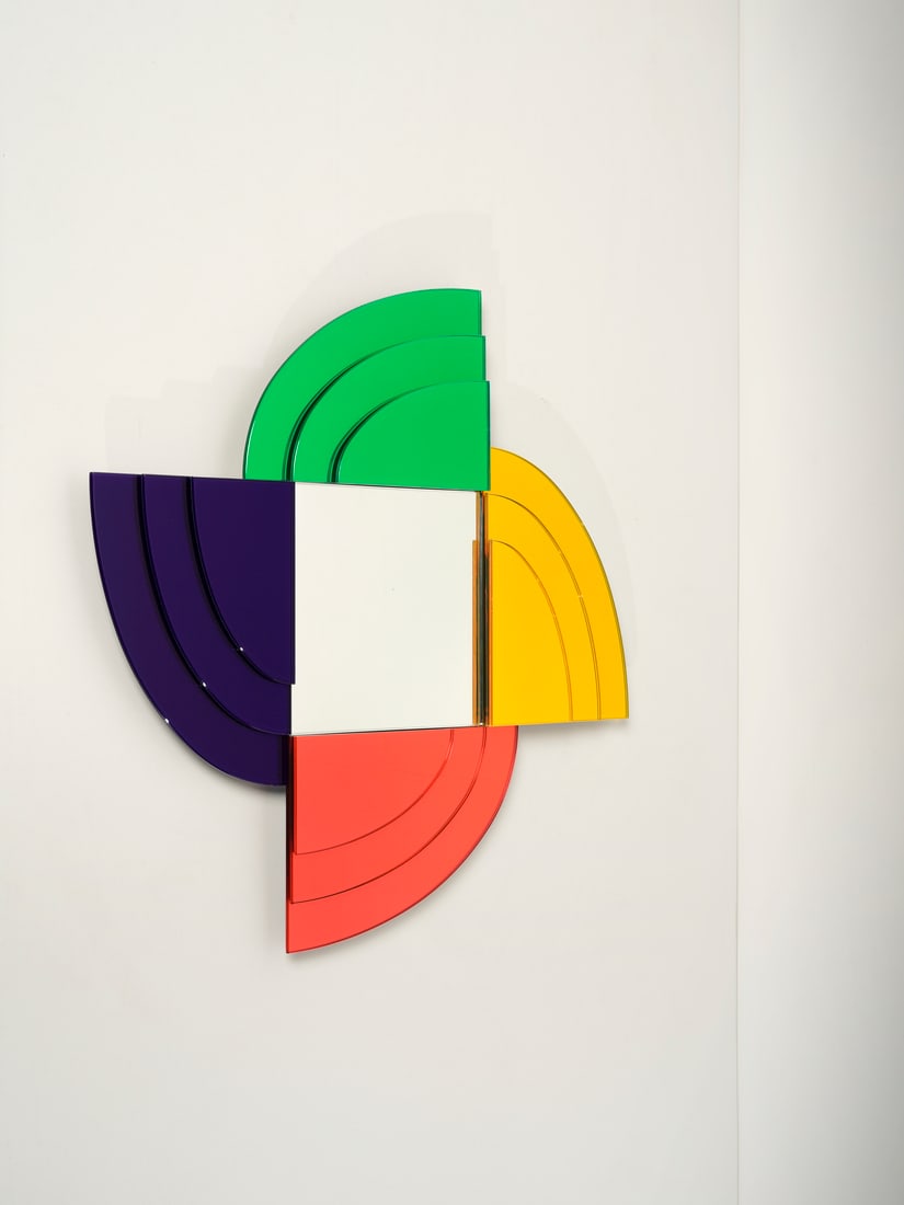 ETTORE SOTTSASS Mirror from the Gli specchi di Dioniso series (model 5) for Glas Italia, Macherio. (1 of 2)