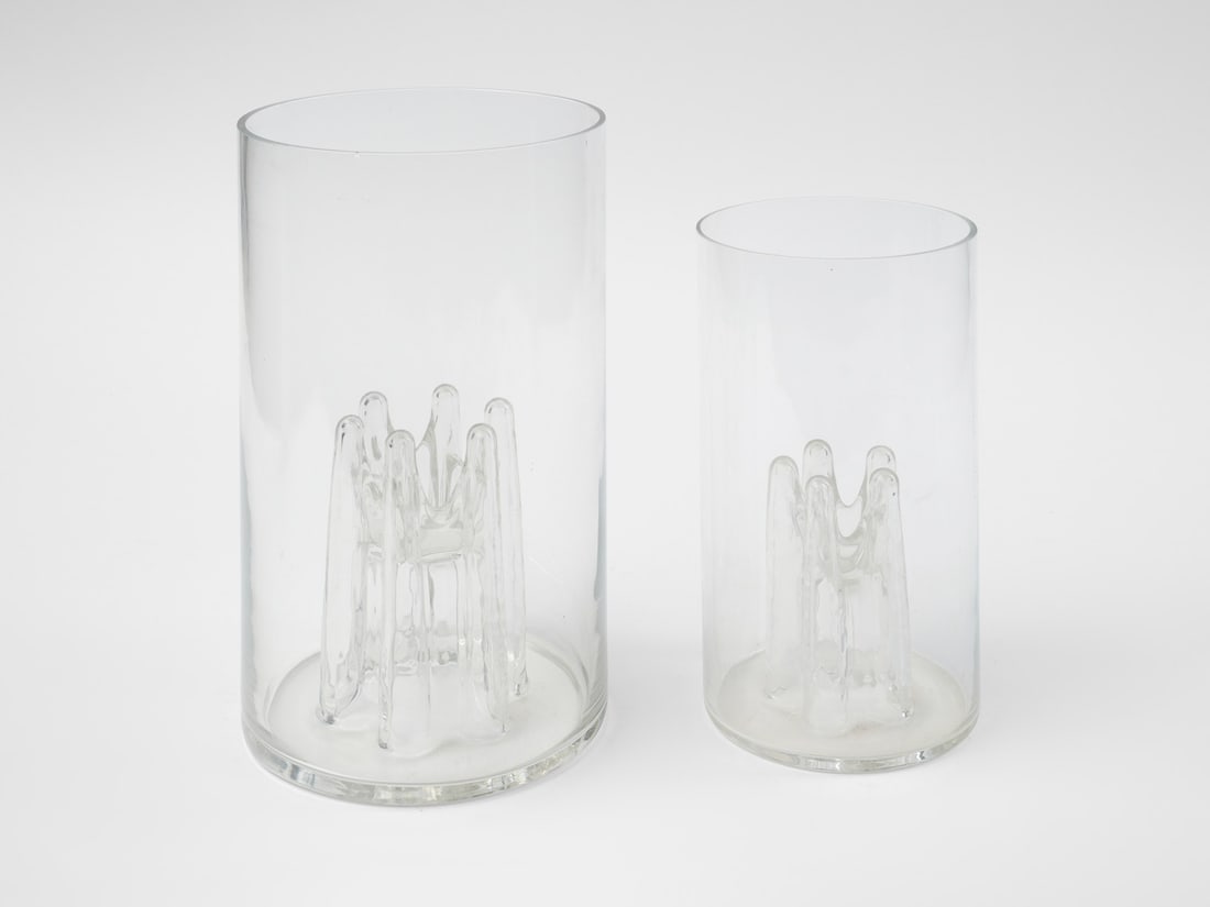 Attributed to TONI ZUCCHERI Two vases, execution by VeArt. (1 of 2)