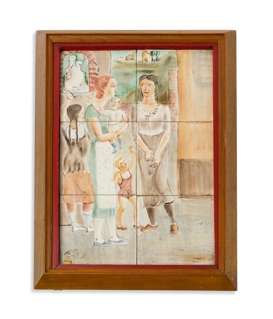 AMATO FUMAGALLI PrayerPanel composed of six tiles. (1 of 2)