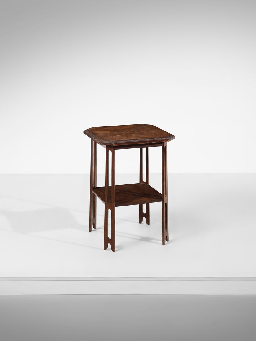 Attributed to JOSEPH MARIA OLBRICH Coffee table. (1 of 2)