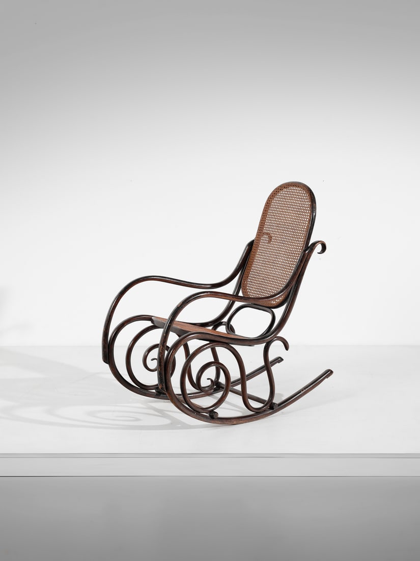 KOHN JACOB & JOSEPH Rocking chair. (1 of 2)