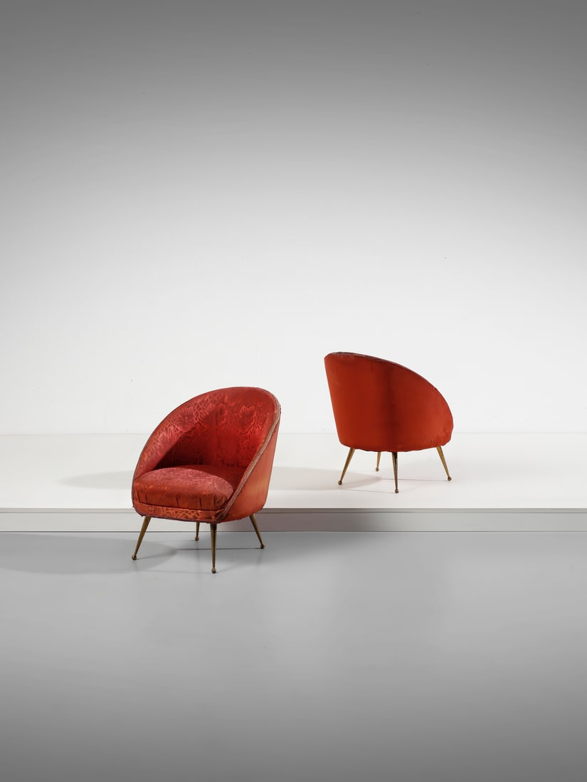 MANIFATTURA ITALIANA Pair of armchairs. (1 of 3)