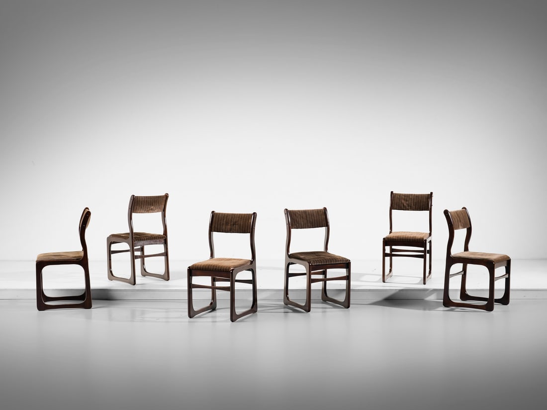 MANIFATTURA ITALIANA Six chairs. (1 of 2)