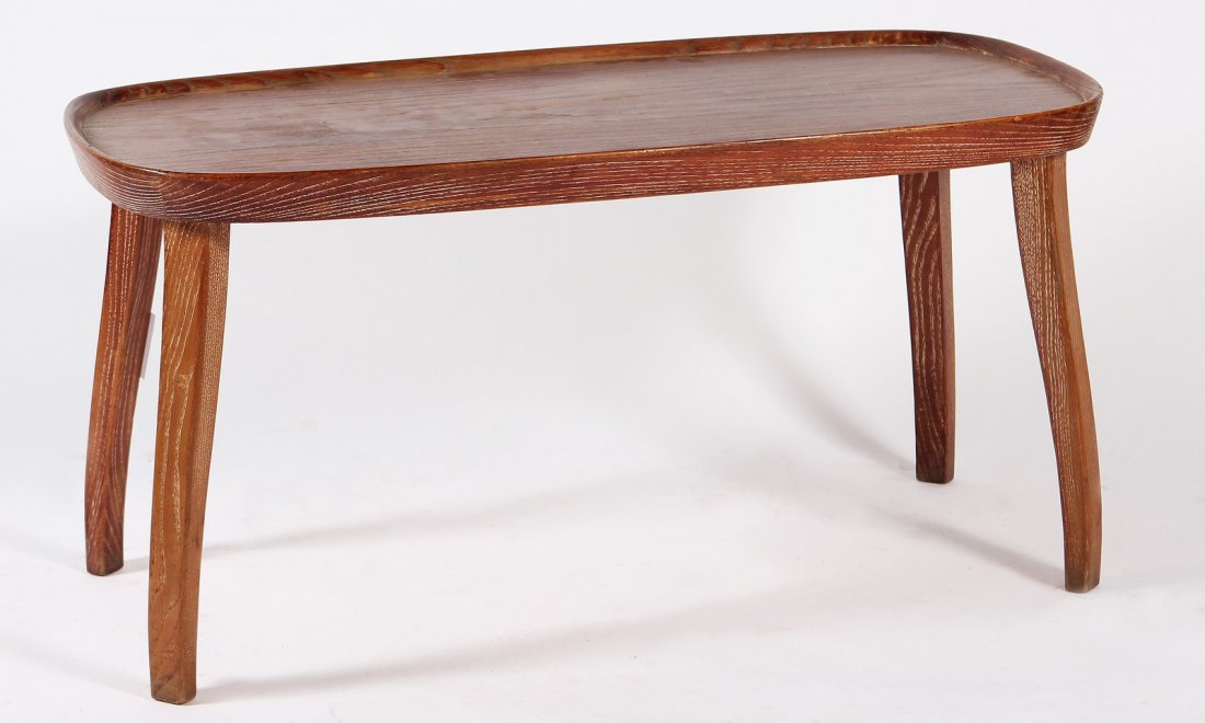 MAURIZIO TEMPESTINI Tavolino.: TEMPESTINI MAURIZIO (1908 - 1960) Tavolino. Legno. Cm 100,00 x 50,00 x 50,00. 1938/1940.