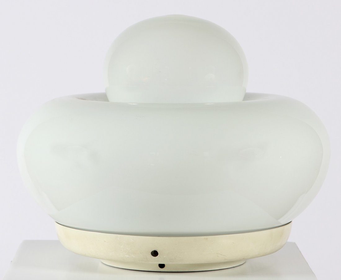 GIULIANA GRAMIGNA Lampada Electra. 1968: GRAMIGNA GIULIANA (n. 1929) Lampada Electra. 1968. Vetro. Cm 50,00 x 35,00. Prodotto per Artemide.