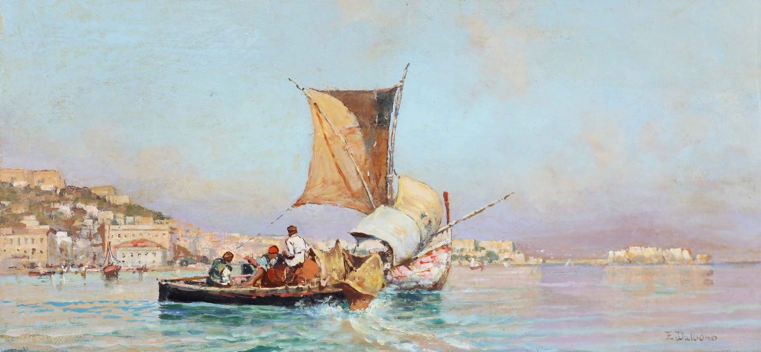 dalbono eduardo 1841 - 1915 boats.