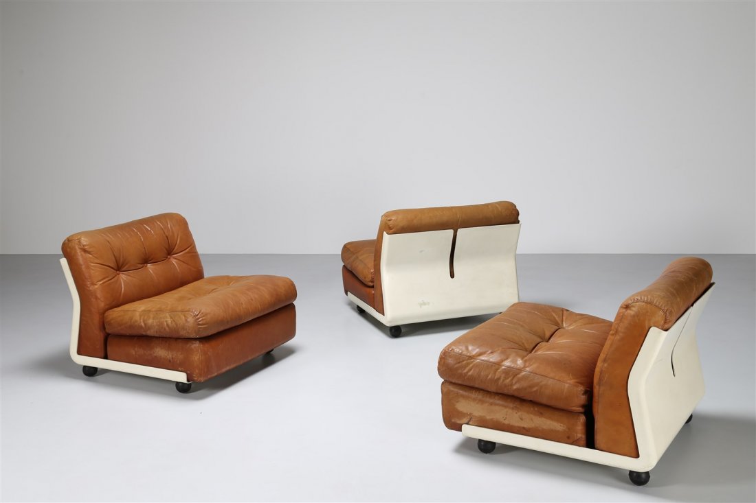 MARIO BELLINI Per C&B. Lotto composto da n. 3 poltrone (1 of 1)