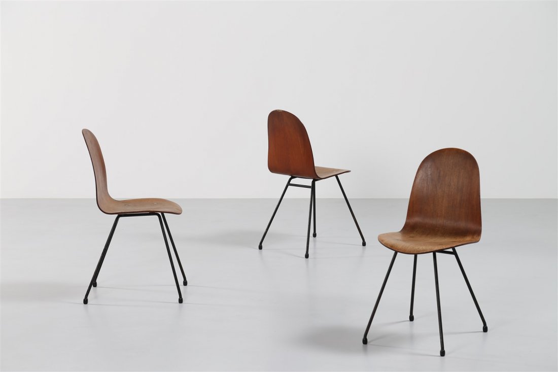 CAMPO & GRAFFI Lotto composto da n. 3 sedie. (1 of 1)