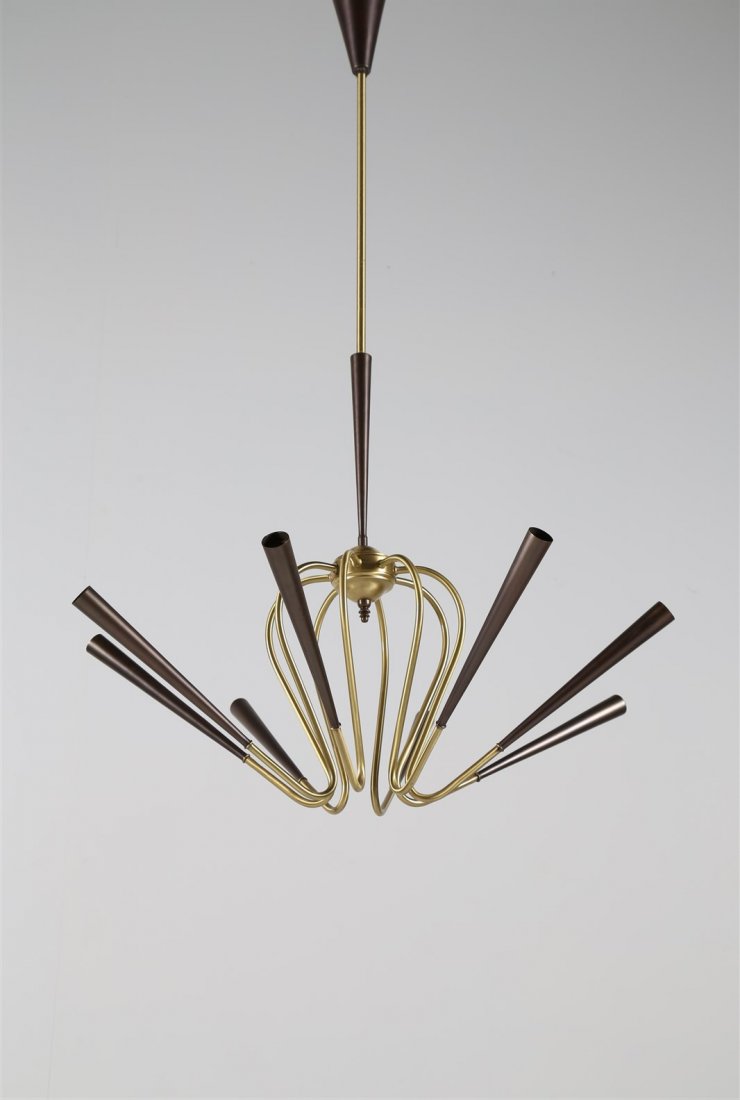 MANIFATTURA ITALIANA Lampadario a 8 luci. (1 of 1)