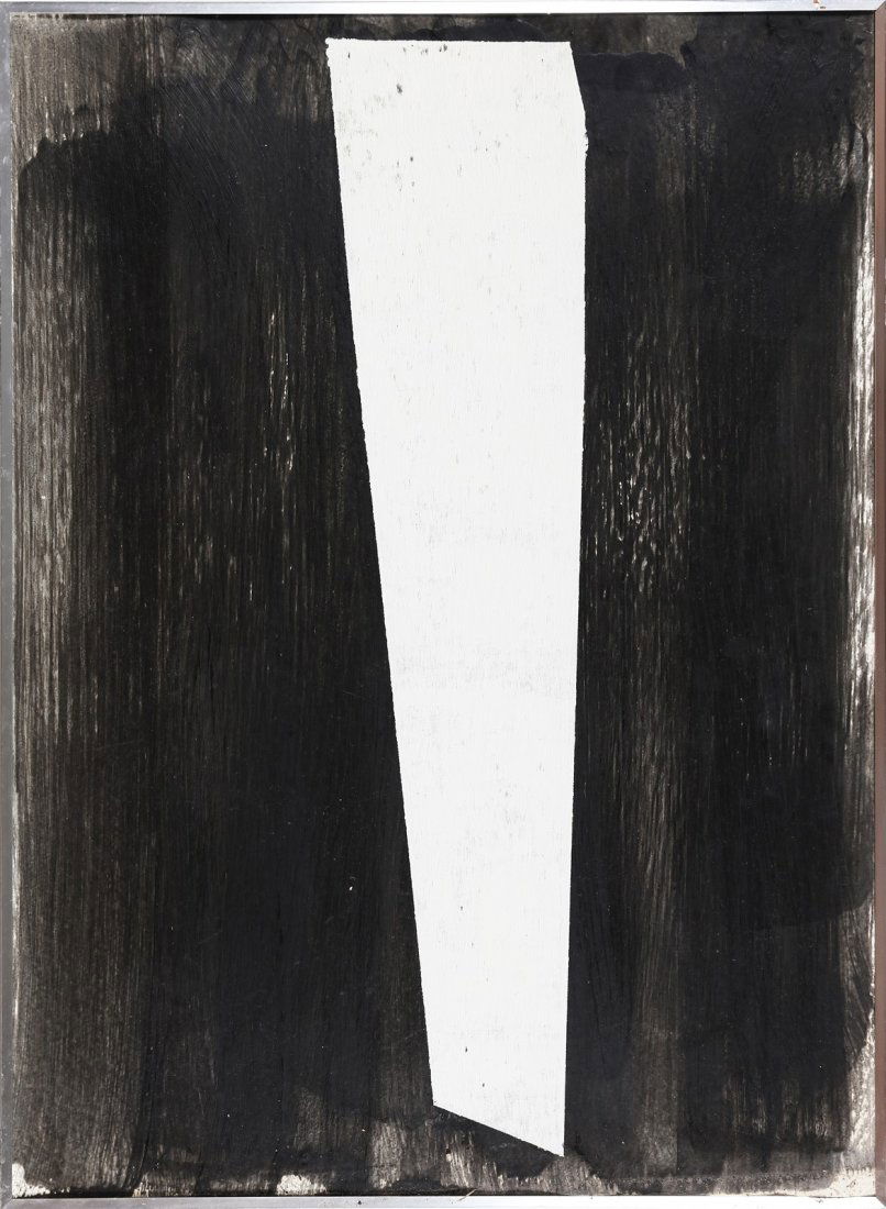 PAOLO COTANI Untitled 93/18.: COTANI PAOLO (1940 - 2011) Untitled 93/18. 1993. Mixed media on cardboard. Cm 56,50 x 76,50. Signed and dated at the back. Vincent Gallery, Naples, at the back. Frame present