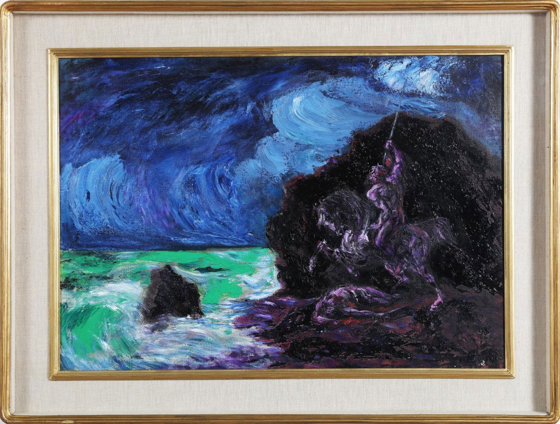 ALIGI SASSU Fallen horseman in the storm. (1 of 3)