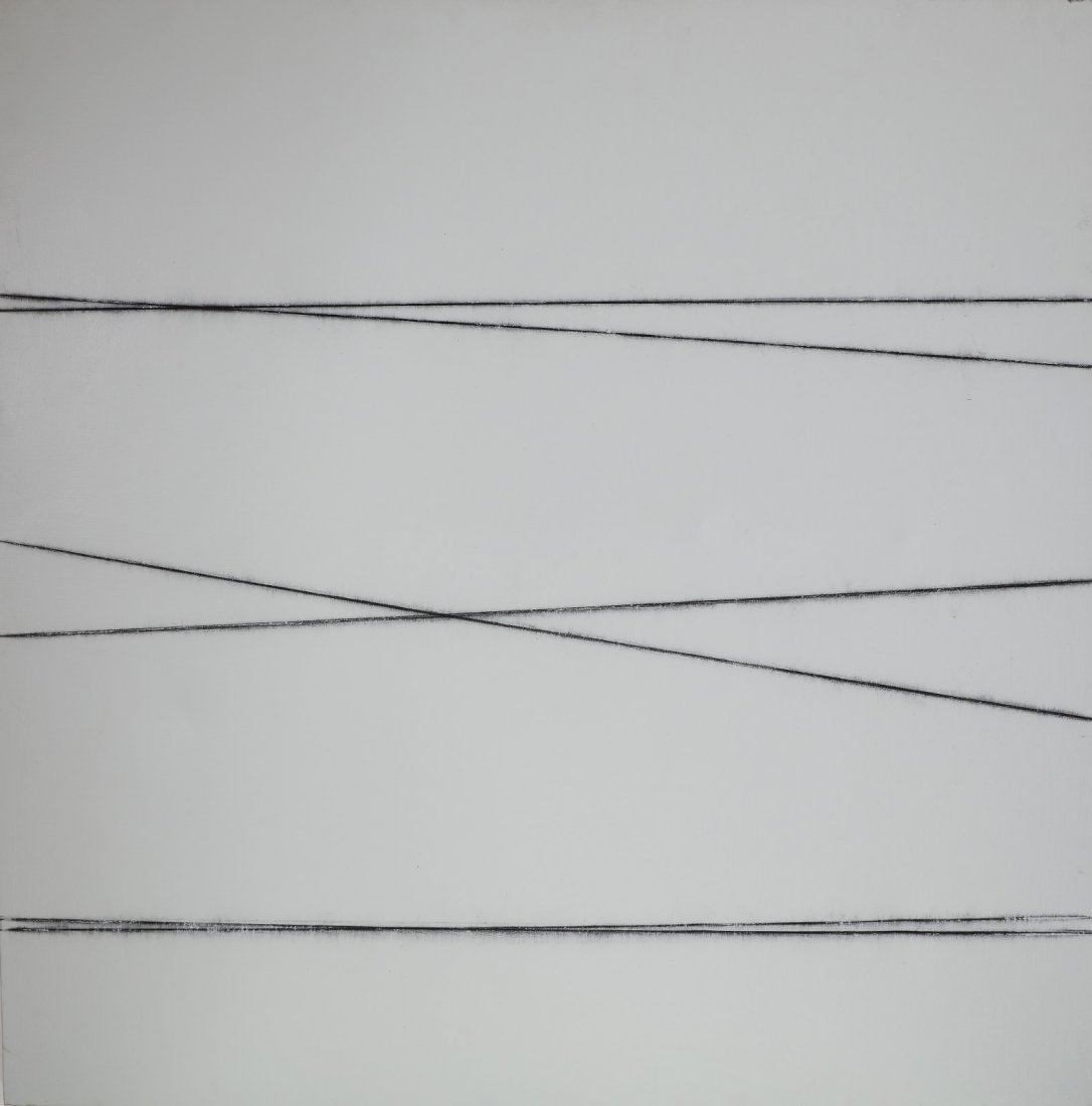 PAOLO COTANI Untitled.: COTANI PAOLO (1940 - 2011) Untitled. 2009. Mixed media on canvas. Cm 100,00 x 100,00. Signature, year and Lagorio Gallery, Brescia, stamp. Provenance: Meeting art auction house, 2015 may 9th, lot 87.