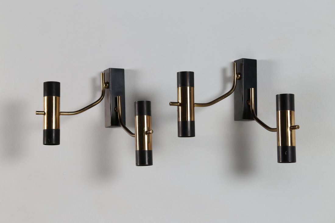 OSCAR TORLASCO Two wall lamps, model 582 for Lumi (1 of 1)