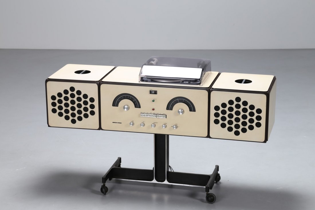 ACHILLE & PIERGIACOMO CASTIGLIONI Radio stereo Mod. (1 of 4)