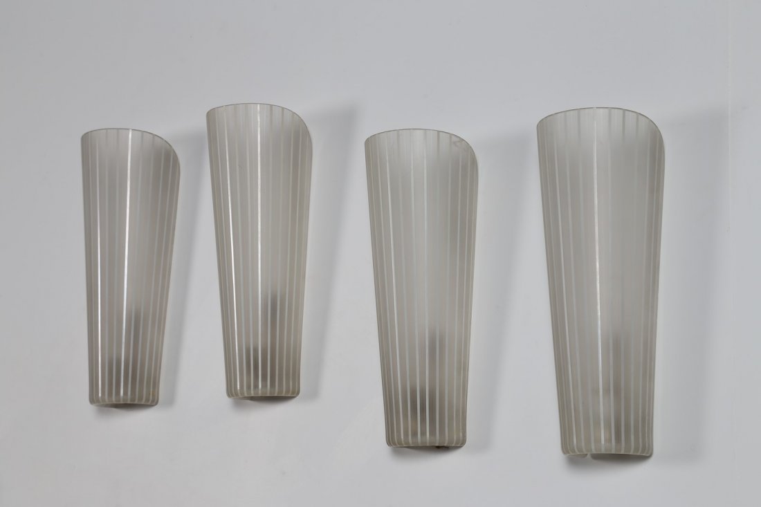 MANIFATTURA ITALIANA Quattro appliques in vetro (1 of 1)