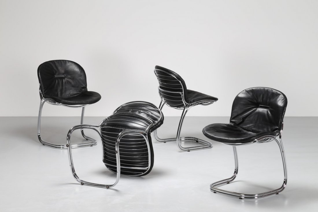 GIORGIO RINALDI Per RIMA. Lotto composto da n.4 sedie (1 of 2)