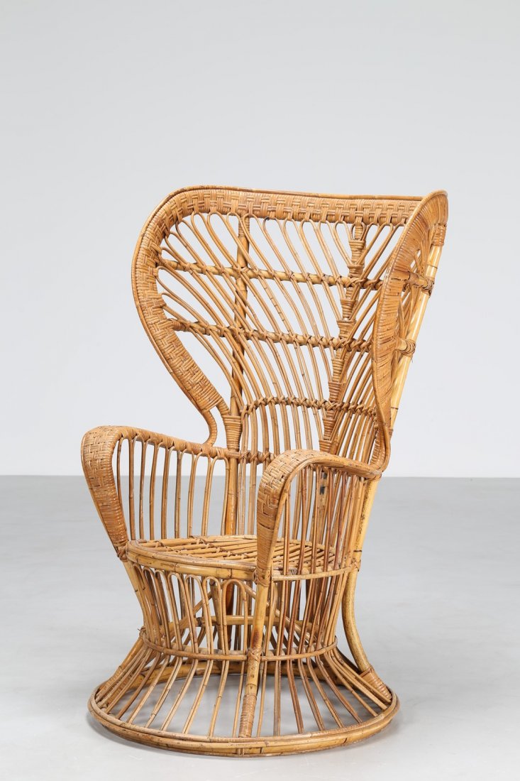 CARMINATI LIO & PONTI GIO  Poltrona in vimini per casa (1 of 1)