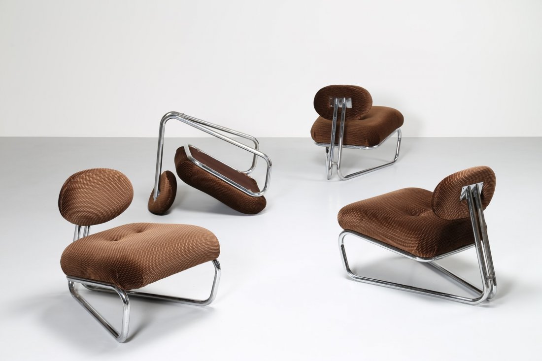 MANIFATTURA ITALIANA Lotto composto da quatro poltrone (1 of 1)