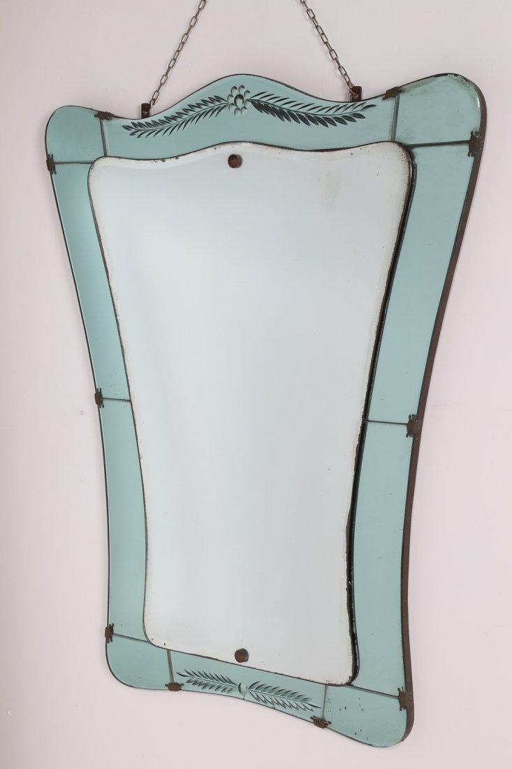 MANIFATTURA ITALIANA  Specchio in vetro inciso e (1 of 1)