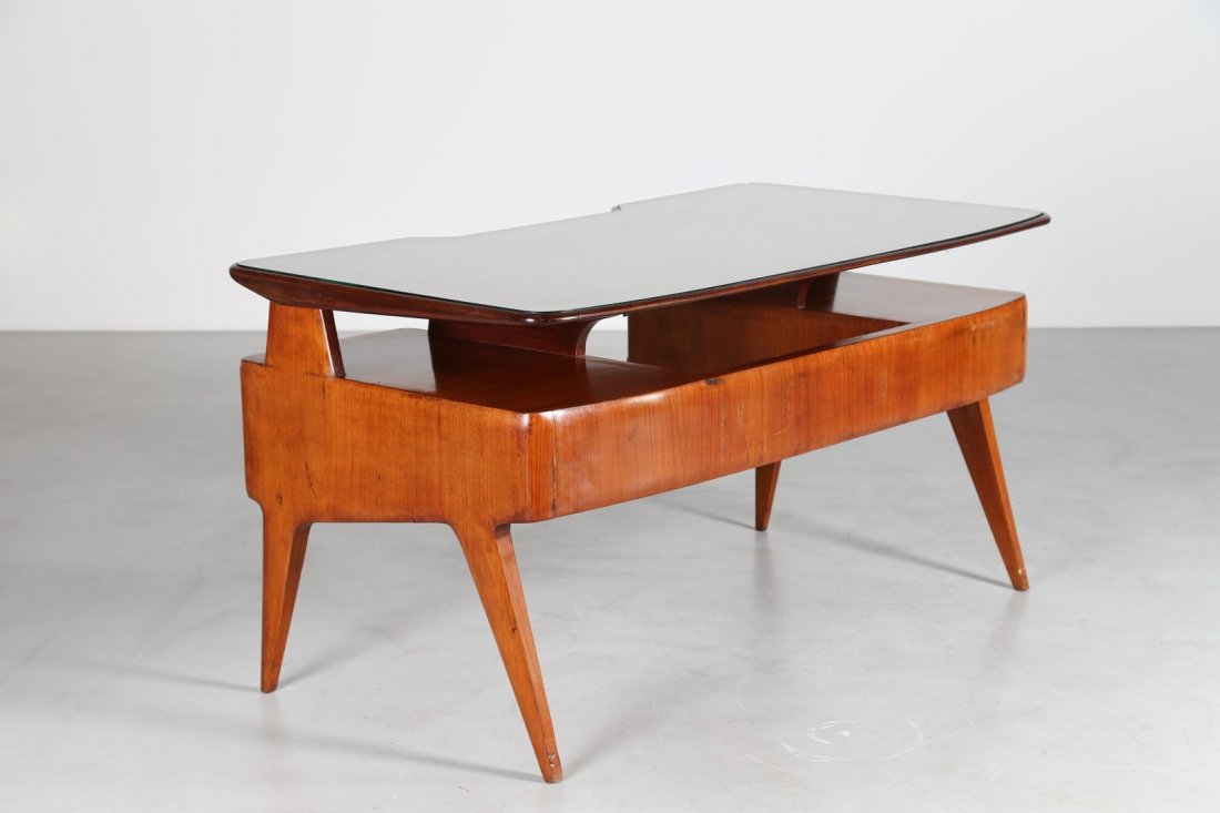 GIANCESARE BATTAINI Scrivania in palissandro india con (1 of 8)