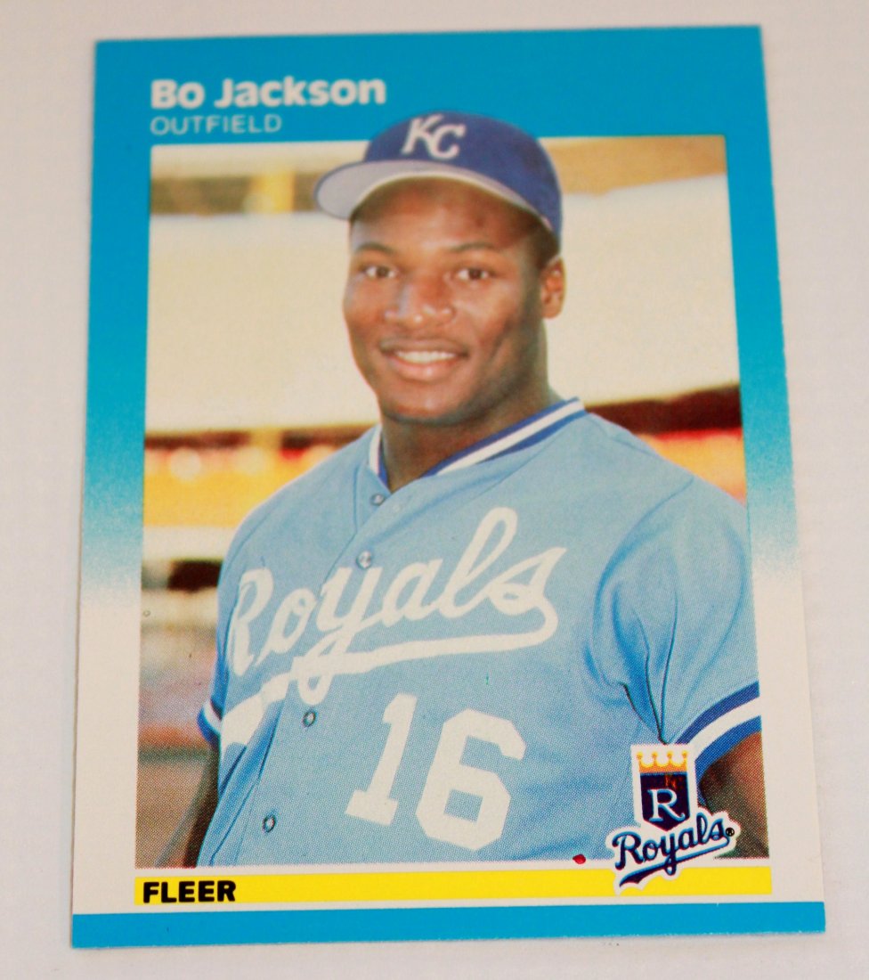 141 1987 Bo Jackson Rookie Baseball Card Fleer 369