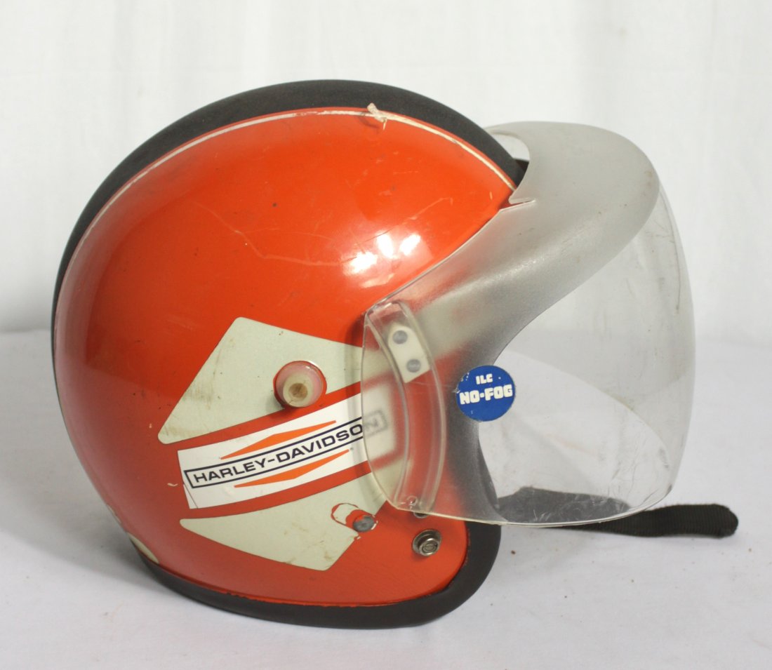 Vintage Harley Davidson Racing Helmet