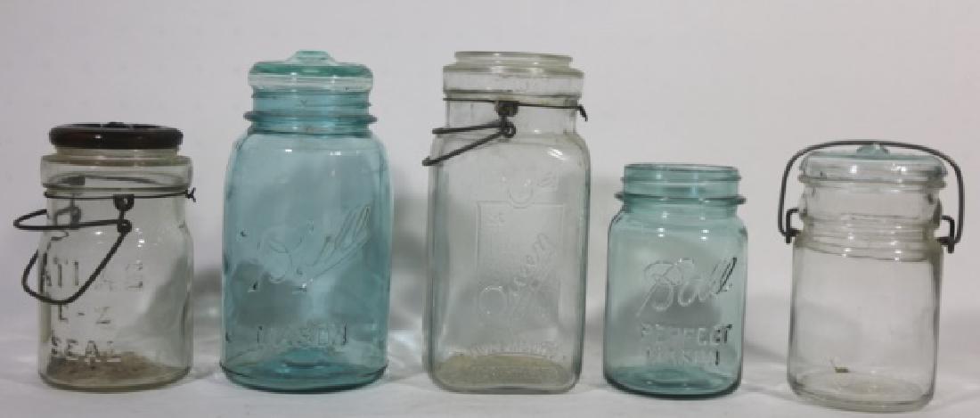 BELL MASON JAR GROUPING: BELL MASON JAR GROUPING