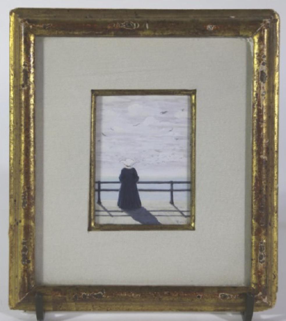FRANK WHIPPLE (AMERICAN 1923-2016) NUN WITH A VIEW: FRANK WHIPPLE (AMERICAN 1923-2016) NUN WITH A VIEW 6.5 X 6 X 4"