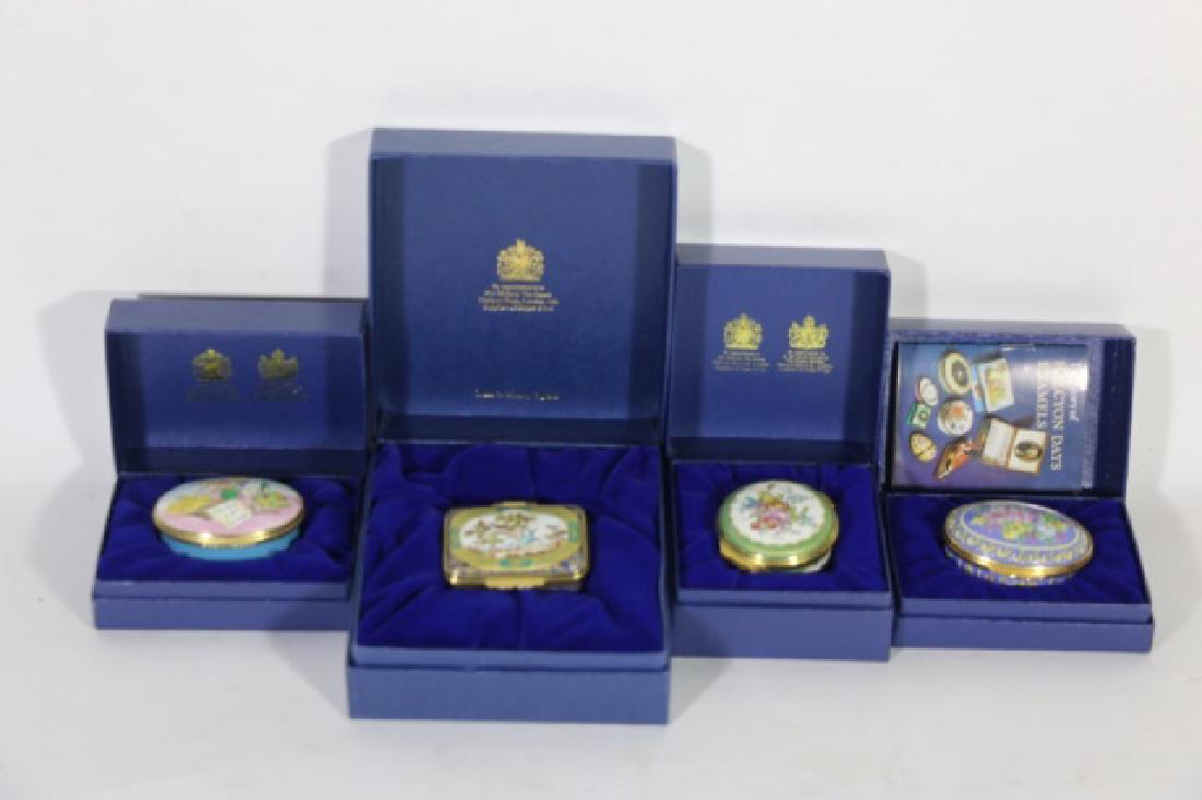 HALCYON DAYS ENGLSH ENAMELED BOX GROUPING: HALCYON DAYS ENGLSH ENAMELED BOX GROUPING