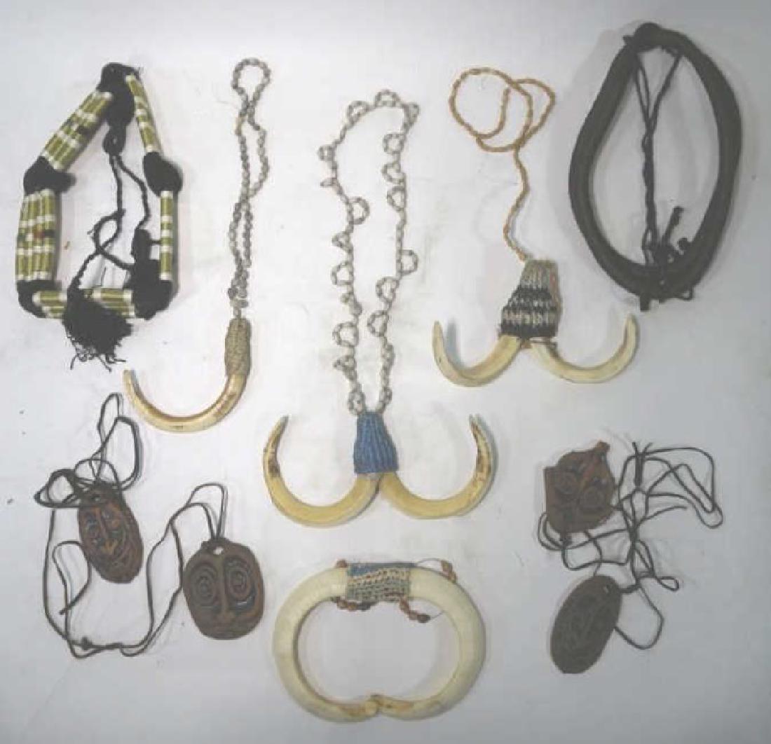 PAPUA NEW GUINEA / INDONESIAN NECKLACE GROUP: PAPUA NEW GUINEA / INDONESIAN ANTIQUE NECKLACE GROUP