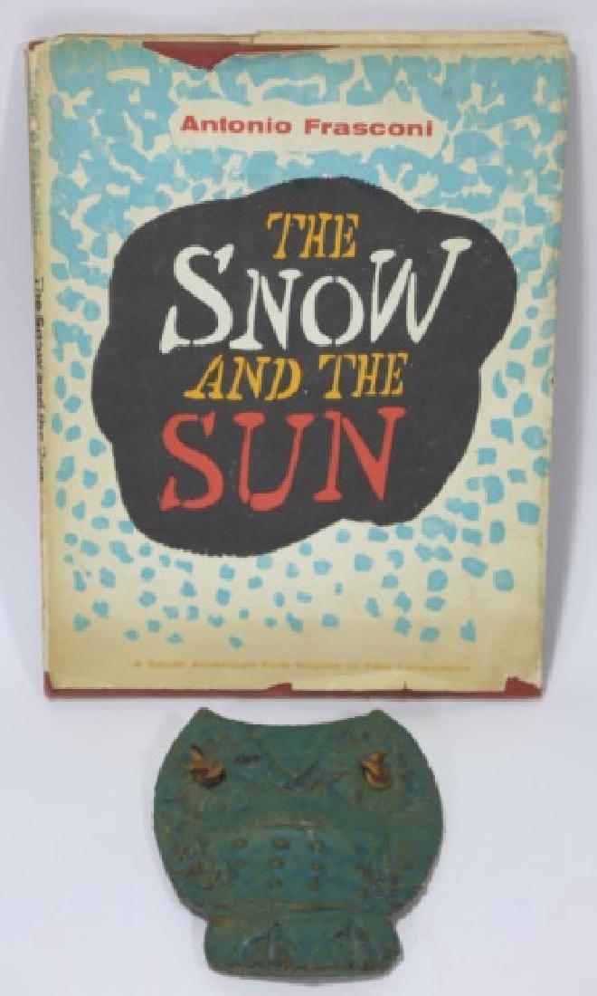 ANTONIO FRASCONI SIGNED BOOK / OWL  SCULPTURE (1 of 10)