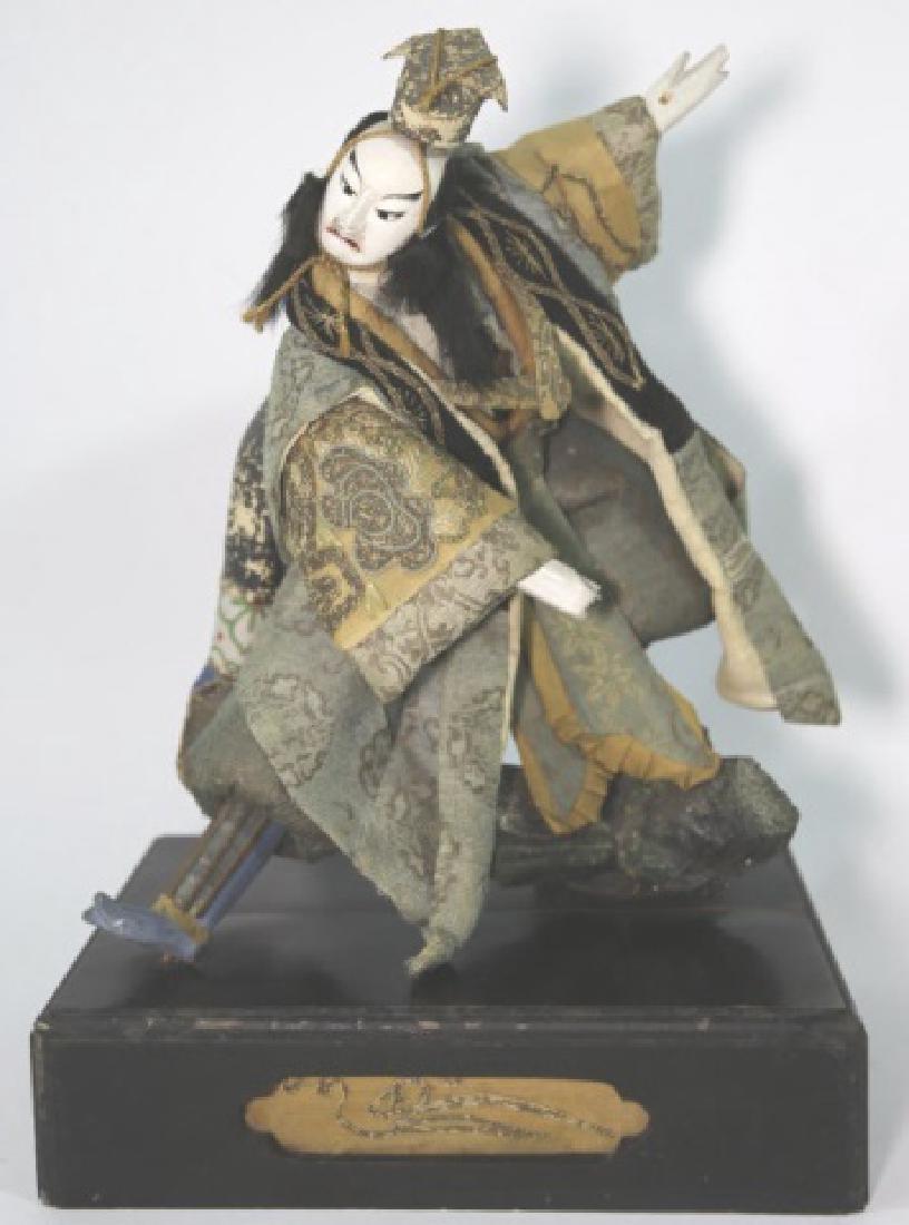 JAPANESE ANTIQUE HAND MADE DOLL IN SHADOW BOX (1 of 10)