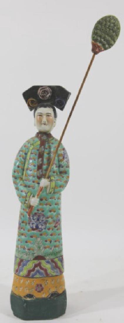 CHINESE CERAMIC FIGURE (1 of 3)