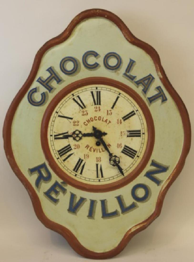 FRENCH CHOCOLAT REVILLON CLOCK (1 of 6)