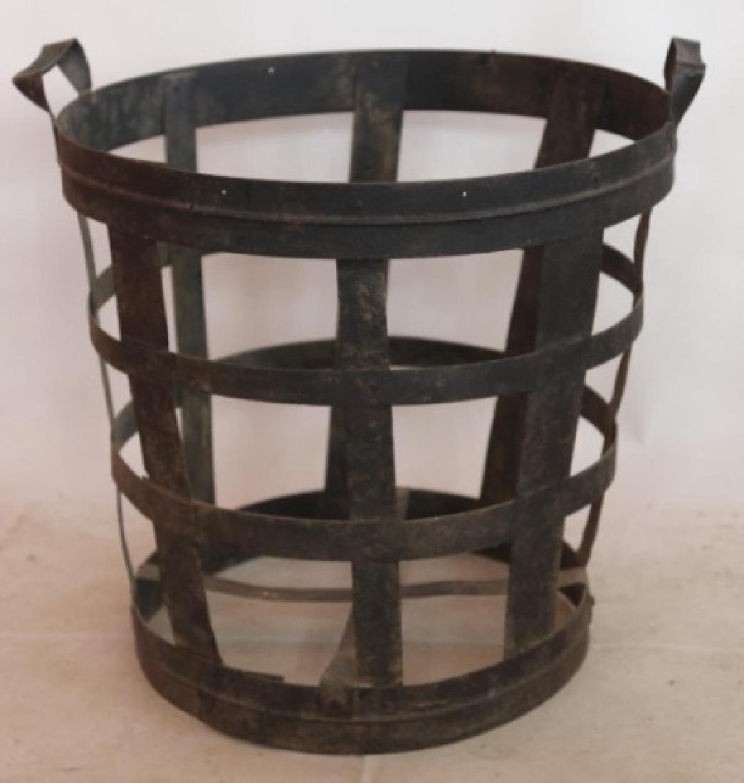 ANTIQUE IRON BASKET (1 of 4)