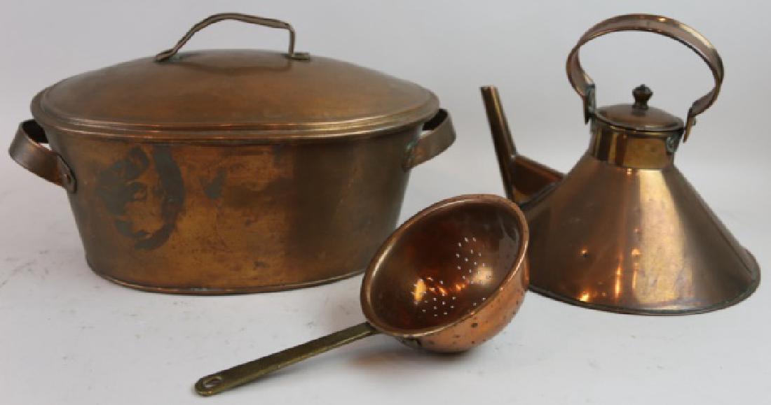 FRENCH VINTAGE COPPER COOKWARE LOT (1 of 4)