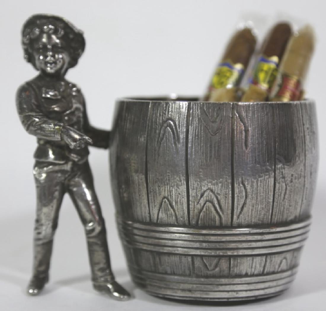 ENGLISH SILVER PLATE BEER STIEN (1 of 5)