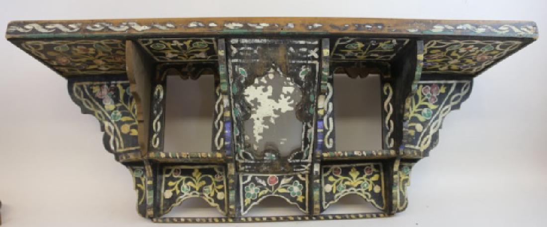 MOROCAN HAND PAINT DECTORATED HANGING SHELF (1 of 3)